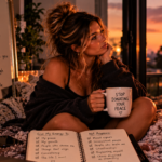 Woman reflecting at sunset with reminders about boundaries, self-respect, and emotional control, representing the importance of protecting your energy and refusing to give away your peace to people or situations that drain you.