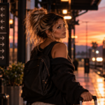 Woman walking away from a train station with her luggage, representing the realization that the emotional goodbye happened long before she physically left—and choosing peace, self-respect, and a new beginning.