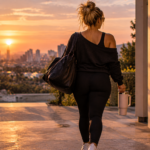 Woman walking confidently toward a new chapter at sunset, symbolizing the shift from chasing people and validation to intentionally choosing herself and the life she wants.
