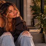 Woman sitting alone on outdoor steps with a thoughtful expression, reflecting on a truth she already knows and realizing that no matter how many times she revisits it, the answer hasn’t changed.
