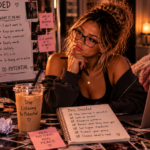 Woman analyzing the difference between words and behavior, highlighting why consistent actions matter more than someone's potential or promises.